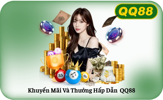 Khuyen Mai Va Thuong Hap Dan QQ88 Minh họa chủ đề ưu đãi QQ88