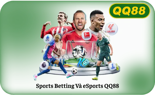 Sports Betting Va eSports QQ88 Minh họa thể thao và esports QQ88